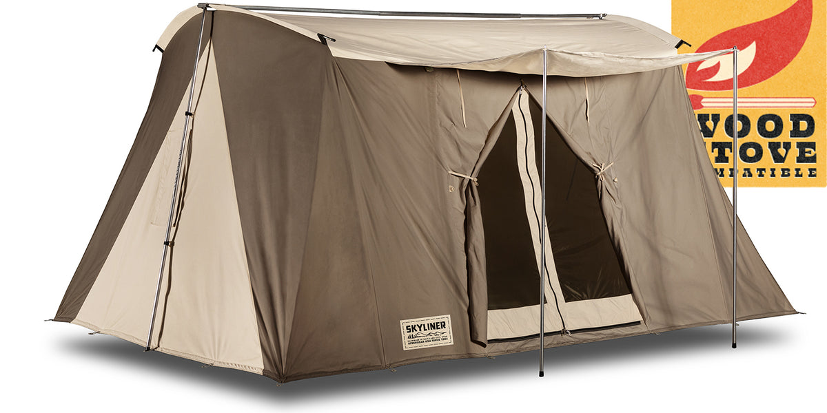 canvas tents Springbar Skyliner Canvas Hot Tent Pearl Gray