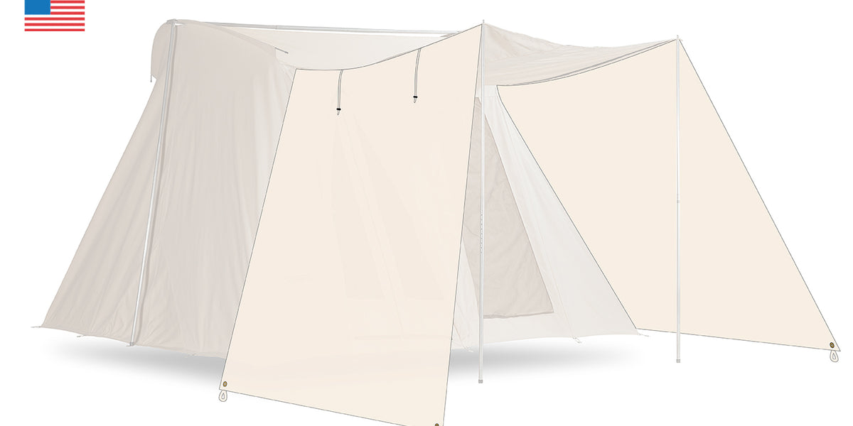 Springbar Cotton Portico Awning Panels for Traveler and Family Camper