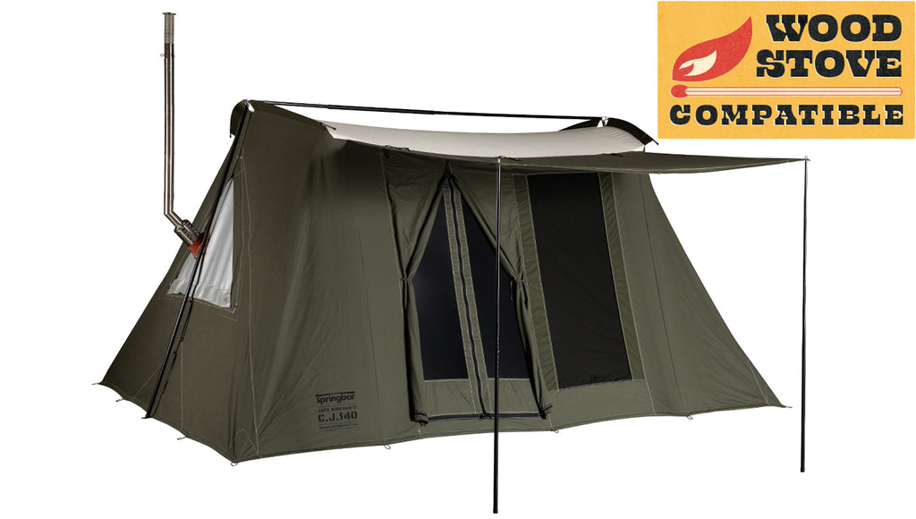 the tent bar Springbar Classic Jack 140 Canvas Tent