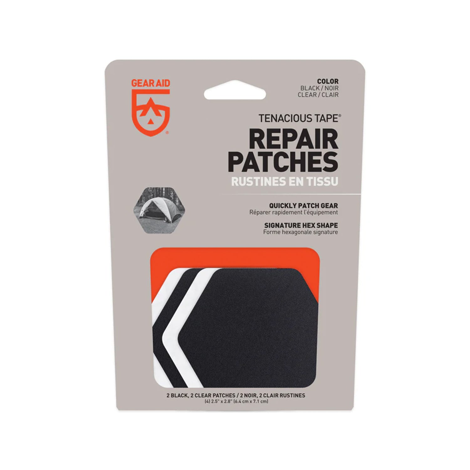 gear patches GEAR AID TENACIOUS TAPE REPAIR PATCHES