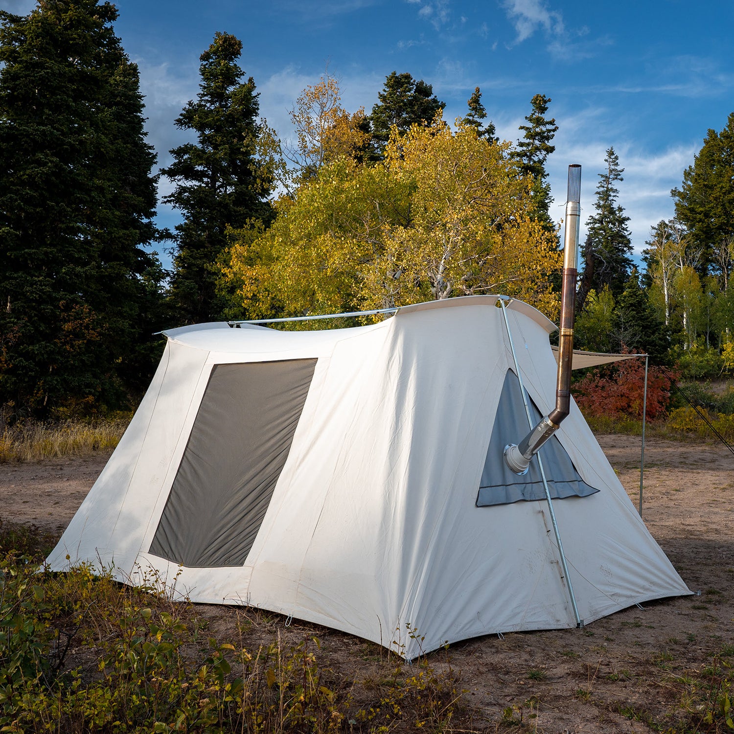 hot tent with stove jack Zip-in Stove Jack Accessory for Classic Jack 140