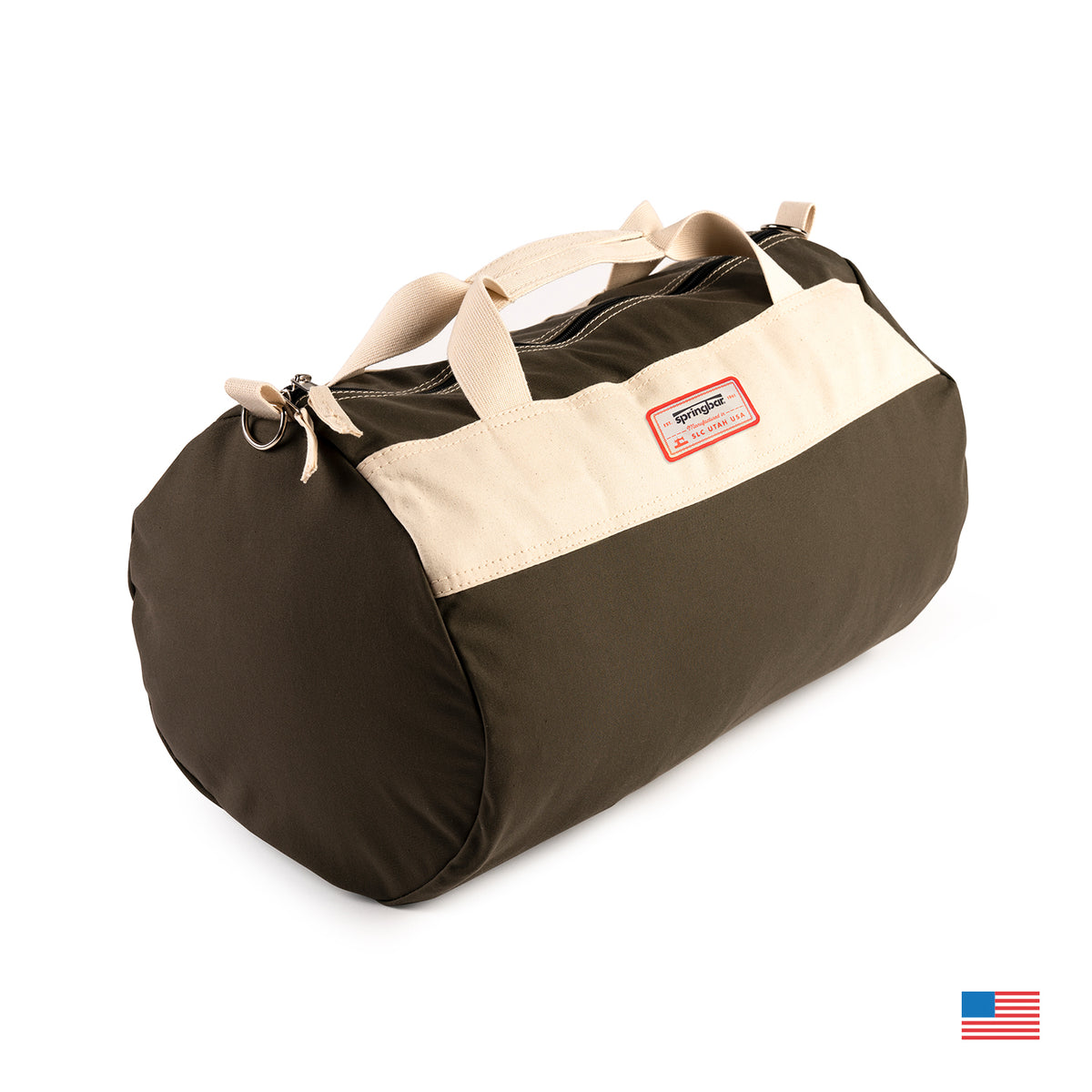 Patch Detail Large Capacity Duffel Bag