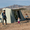 Family Camping in Springbar Highline 8 Tent 