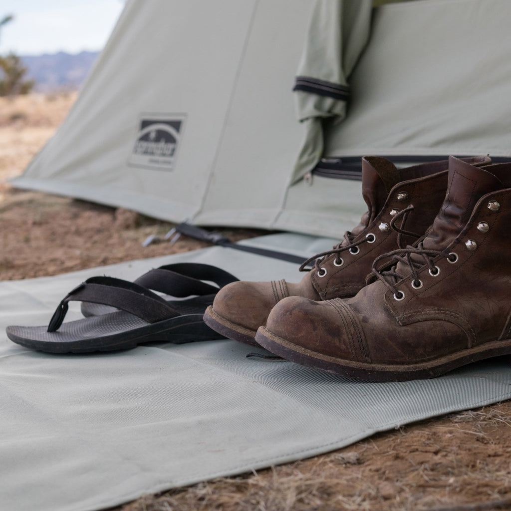 springbar tent door mat red wing boots camping